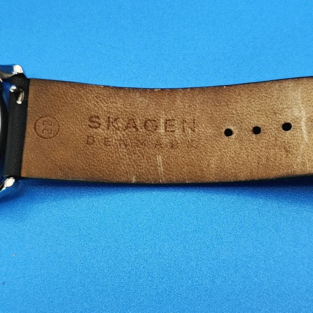 2019 Skagen Denmark Holst Chronograph 42mm‎ Mens Quartz Watch Fully Restored